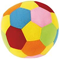 Johntoy Happy World 22034 - Pelota con sonajero (diámetro de 18 cm)- Multicolor